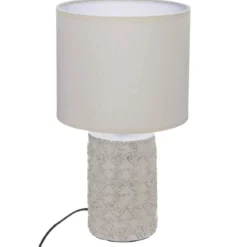 LAMPE BETON BEIGE MELO H.33.5CM