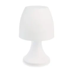 LAMPE BLANC LED BLANC DOKK H.19.5CM