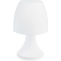 LAMPE BLANC LED MULTICOLORE DOKK H.19.5CM