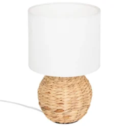 LAMPE BOULE JACINTHE SAND NATUREL H.37CM