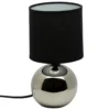 LAMPE BOULE TIMEO ARGENT H.25CM