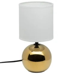 LAMPE BOULE TIMEO DORE H.25CM