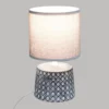 LAMPE CERAMIQUE CANNAGE H.23CM