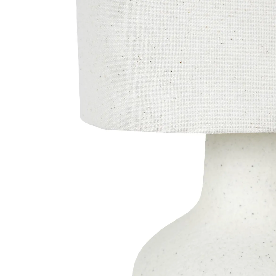 LAMPE CERAMIQUE CREME H.50CM