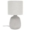 LAMPE CERAMIQUE EMBOSSEE H.40CM