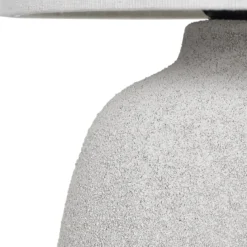 LAMPE CERAMIQUE EMBOSSEE H.40CM