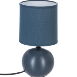 LAMPE CERAMIQUE MAT BOULE ORAGE H.25CM