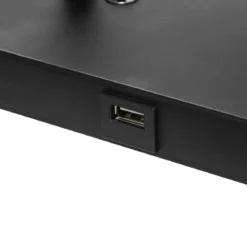 LAMPE CHARGEUR COLORS NOIR H.33CM