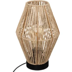 LAMPE CORDE AISSA NATUREL H.32CM