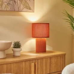 LAMPE COTELE JOLINA TERRACOTTA H.28CM
