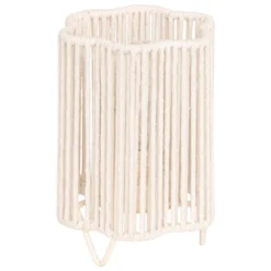 LAMPE COTON ODA BLANC H.17CM