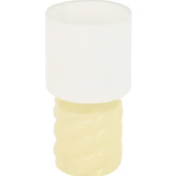 LAMPE CYLD NOLY JAUNE H.27CM
