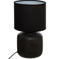LAMPE CYLD SALTA NOIR H.26.5CM