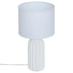 LAMPE CYLINDRE FERNAN BLANC H.36CM