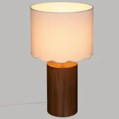 LAMPE CYLINDRE VANIA LIN H.50CM
