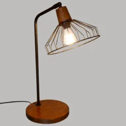 LAMPE DROITE CAFE BORDELAIS CARAMEL H.47CM