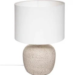 LAMPE DROITE DAVIA BLANC H.40CM