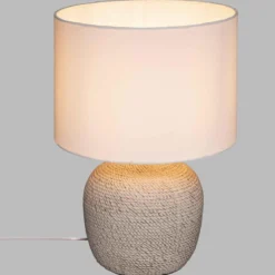 LAMPE DROITE DAVIA BLANC H.40CM