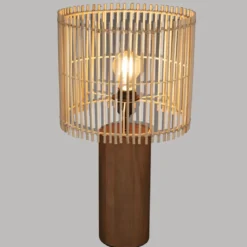 LAMPE DROITE DAVYS NATUREL H.48CM