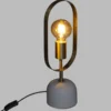 LAMPE DROITE EDITION DORE H.44CM