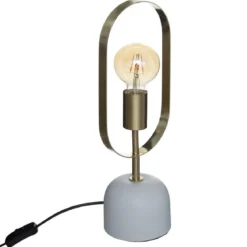 LAMPE DROITE EDITION DORE H.44CM