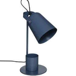 LAMPE DROITE ELIO BLEU H.34CM