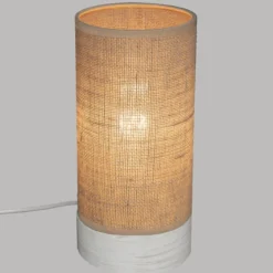 LAMPE DROITE ELVA NATUREL H.27CM