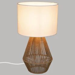 LAMPE DROITE LILA NATUREL H.40CM