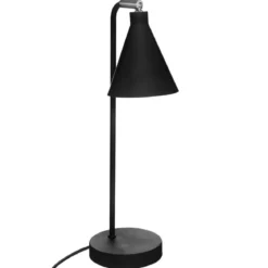 LAMPE DROITE LINN NOIR H.45.5CM