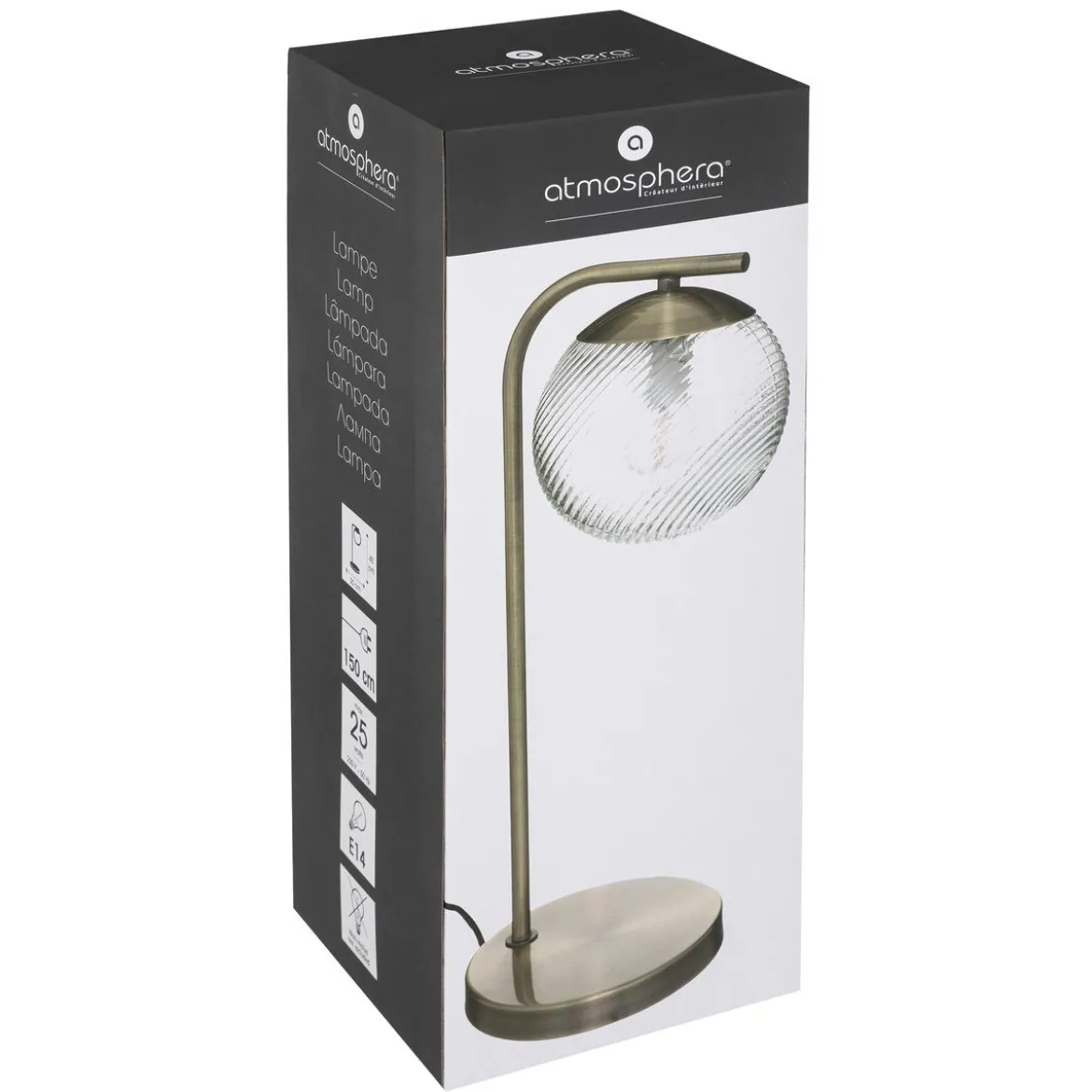 LAMPE DROITE NIGHT DORE H.45CM