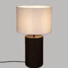 LAMPE DROITE ORIGINES BLANC H.48CM