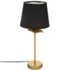 LAMPE DROITE PALMIER DORE H.45.5CM