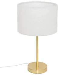 LAMPE DROITE TINA BOUCLETTE OR H.49CM