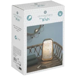 LAMPE ETOILES AJOUREES H.27CM