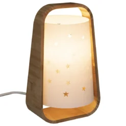 LAMPE ETOILES AJOUREES H.27CM