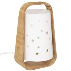 LAMPE ETOILES AJOUREES H.27CM