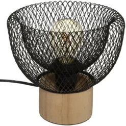 LAMPE EWAN NOIR H.20CM