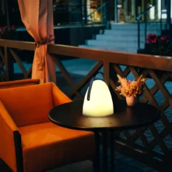 LAMPE EXTERIEURE AVEC POIGNEE 21X30CM