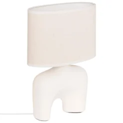 LAMPE GABY BLANC H.31.5CM