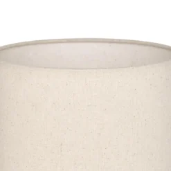 LAMPE 3 GALETS ALITHA BLANC H.42CM