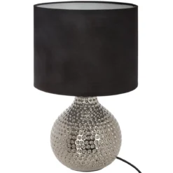 LAMPE GOUTTE MOZO NOIR H.38CM