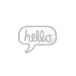LAMPE HELLO ACRYLIQUE USB