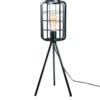 LAMPE INDUSTRIELLE METAL NOIR H.61CM