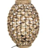 LAMPE JACINTHE NATUREL H.40CM