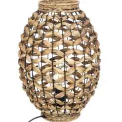 LAMPE JACINTHE NATUREL H.40CM