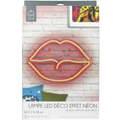 LAMPE LED EFFET NEON BOUCHE USB