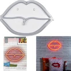 LAMPE LED EFFET NEON BOUCHE USB