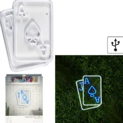 LAMPE LED EFFET NEON CARTES USB