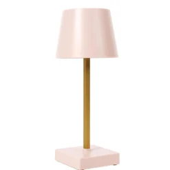 LAMPE LED TABLE ROSE TACTILE