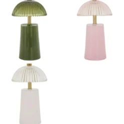 LAMPE LED VERRE OLIE H.19CM